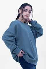 Terry-Oversize Sweatshirt